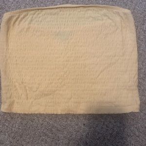 Yellow tube top, American Eagle